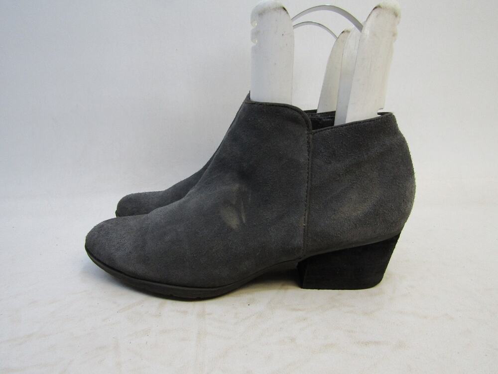 Blondo Womens Size 10 M Gray Suede Ankle Fashion Boots Booties